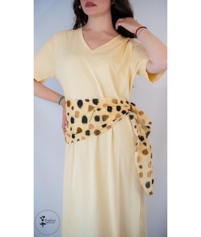 Abito con fascia a pois - manila grace