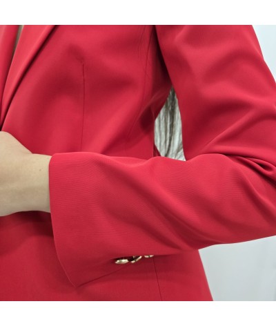Completo tailleur monopetto pantalone a zampa