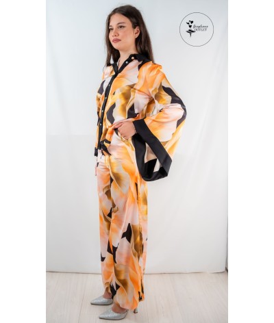 Cordinato guapa con casacca e pantalone fant
