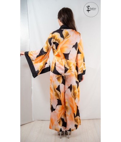 Cordinato guapa con casacca e pantalone fant
