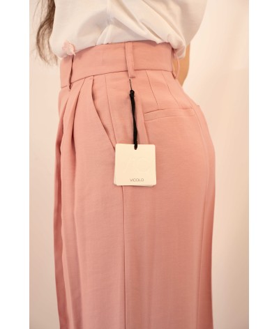 Pantalone palazzo vicolo con pens