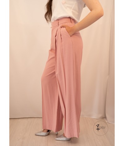 Pantalone palazzo vicolo con pens