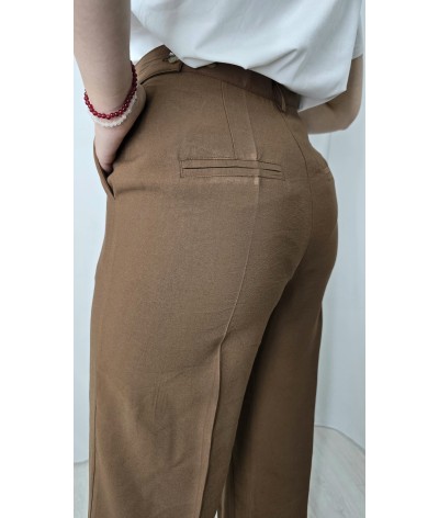 Pantalone palazzo cotone viscosa